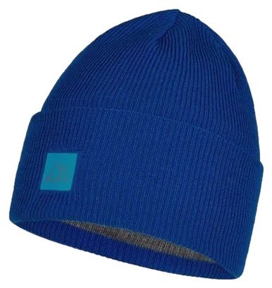 Unisex Buff Crossknit Beanie Blau