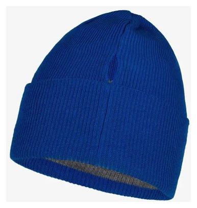 Unisex Buff Crossknit Beanie Blau