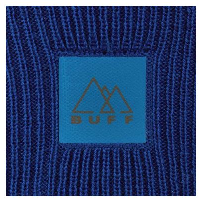 Unisex Buff Crossknit Beanie Blau