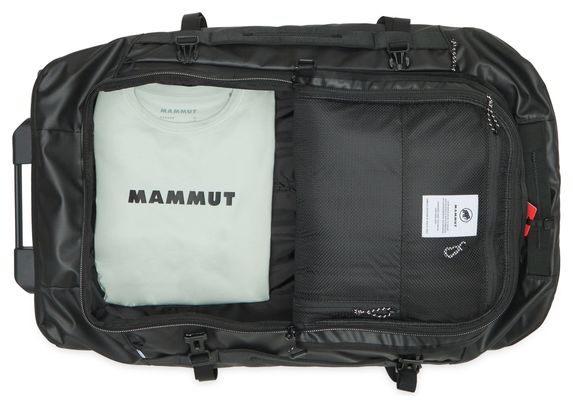Mochila con ruedas Mammut Wheeled Cargo 90 L, color negro