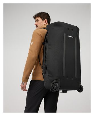 Mochila con ruedas Mammut Wheeled Cargo 90 L, color negro