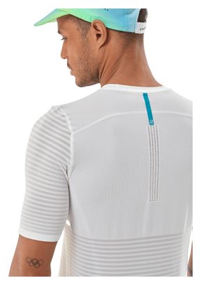 Compressport Pro Racing Kurzarm-Trikot Weiß Herren