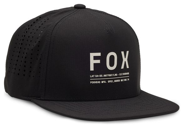 Fox Non Stop Tech Snapback Cap Schwarz OS