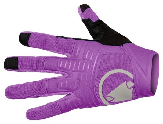 Lange Handschuhe Endura SingleTrack II Violett