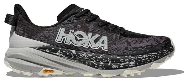 Hoka Speedgoat 6 Trail Shoes Black/Grey Men's