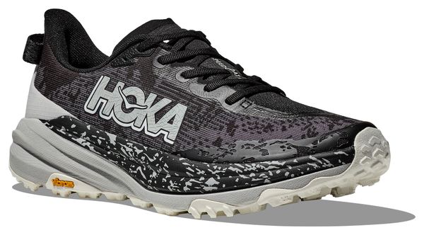 Hoka Speedgoat 6 Trail Shoes Black/Grey Men's