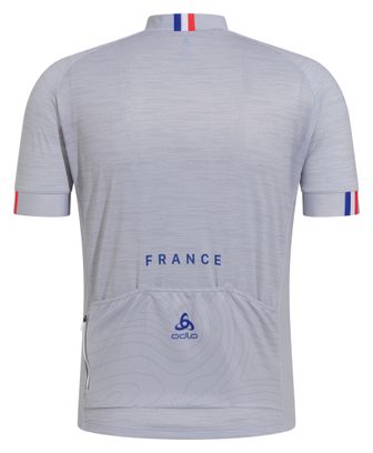 Odlo Performance France Maglia a maniche corte - Grigio