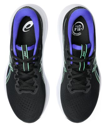 Asics Gel-Excite 11 Running Shoes, Black/Green/Blue, Men's
