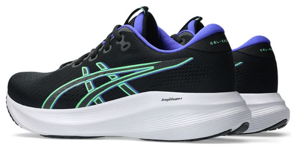 Asics Gel-Excite 11 Running Shoes, Black/Green/Blue, Men's