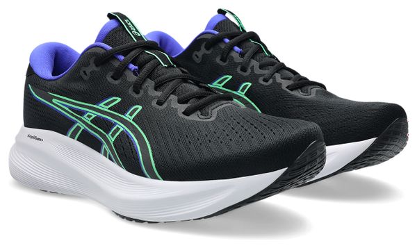 Asics Gel-Excite 11 Running Shoes, Black/Green/Blue, Men's