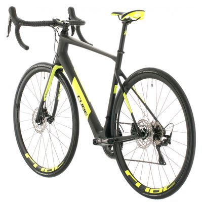 Cube Attain GTC Race High Road Bike Shimano 105 11s Noir / Yellow 2020
