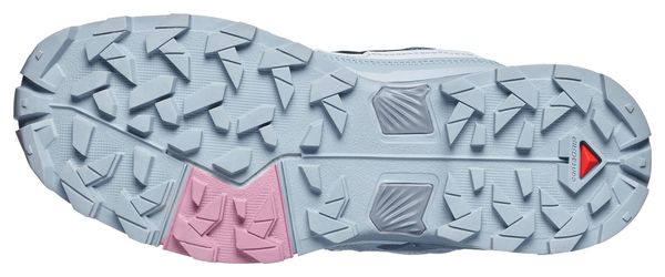 Zapatillas de senderismo Salomon X Ultra 5 azul/rosa para mujer