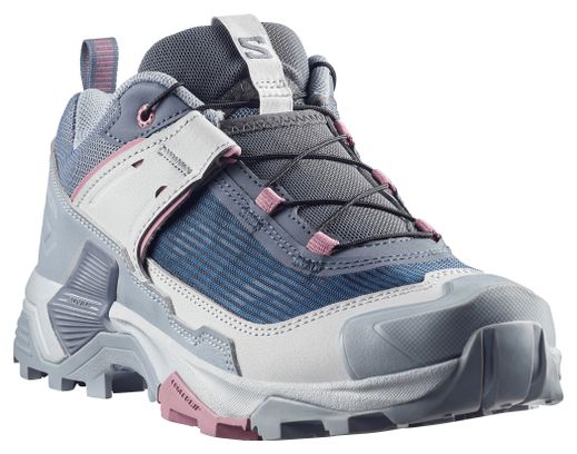 Zapatillas de senderismo Salomon X Ultra 5 azul/rosa para mujer