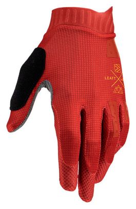 Guantes largos de mujer Leatt MTB 1.0 GripR Rojo