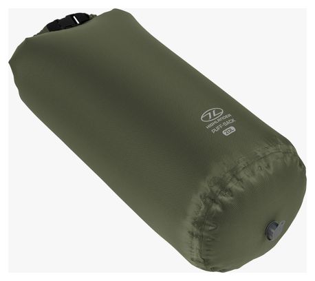 Highlander Puff Sack - sac étanche gonflable - Vert olive