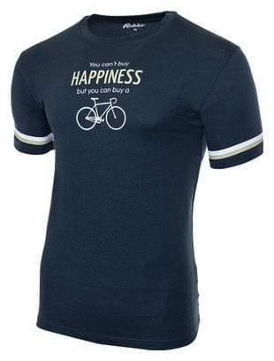 Rubb'r Happiness Kurzarm T-Shirt Schwarz