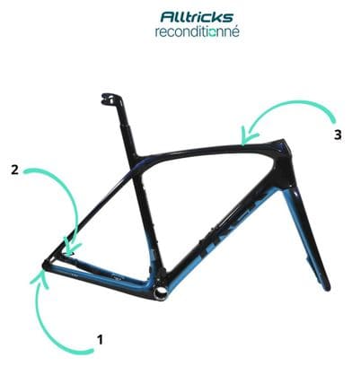 Prodotto ricondizionato - Kit Cadre Fourche Trek Domane SLR 3e Génération ProjectOne Bleu Noir