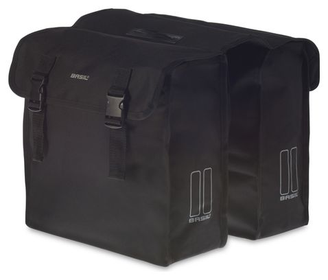 Basil Mara doble bolsa de bicicleta 35 litros negro XL