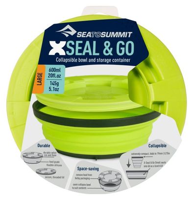 Gobelet Pliable Sea To Summit X-Seal & Go Large 600ml Lime