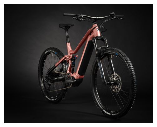Haibike AllTrail 7 29'' / 27,5'' vollgefedertes E-Mountainbike, 12 V, 720 Wh, Yamaha, 70 Nm, Kupfer / Schwarz, für Körpergröße 165/175 cm – generalüberholtes Produkt