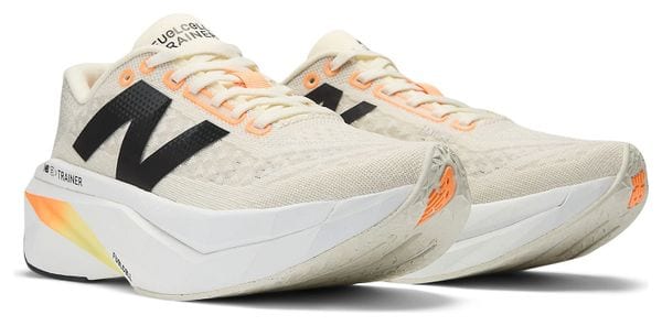 Chaussures Running New Balance FuelCell SuperComp Trainer v3 Blanc/Orange Homme