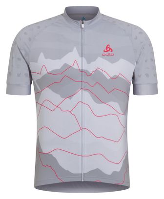 Odlo Performance Kurzarm Trikot Pyrenäen - Grau