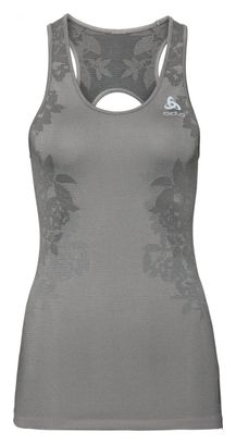 Camiseta de tirantes mujer Odlo Ceramicool Blackcomb Grey Silver Black