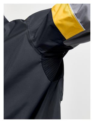 Chaqueta impermeable Craft Core Endur Hydro amarillo negro