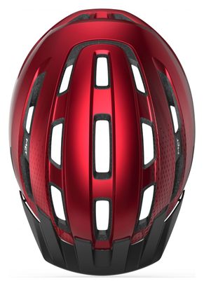 MET Downtown Red Helmet