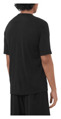 Salomon Ultra All Day All Mountain Short Sleeve Shirt Black Men's
