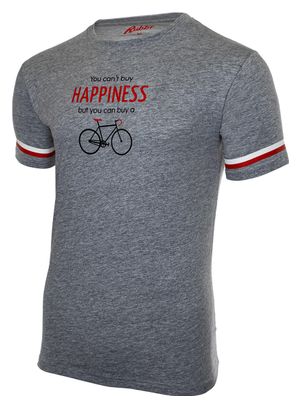 Camiseta de manga corta Rubb'r Happiness Grey