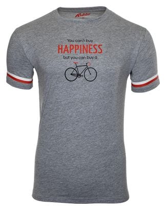 T-Shirt manica corta Rubb'r Happiness Grey