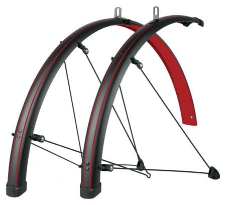 SKS Bluemels Stingray 45 Red 28 mudguards Pair