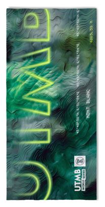 Scaldacollo Buff CoolNet UV UTMB 2026 Verde/Nero