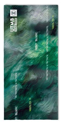 Scaldacollo Buff CoolNet UV UTMB 2026 Verde/Nero