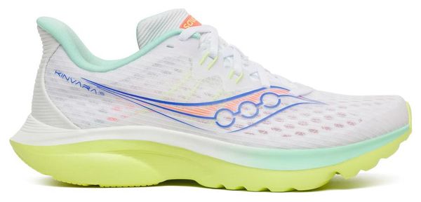 Saucony Kinvara 16 Laufschuhe, Weiß/Mehrfarbig, Damen