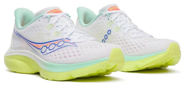 Saucony Kinvara 16 Laufschuhe, Weiß/Mehrfarbig, Damen
