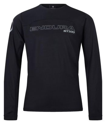 Endura MT500 Burner Kinder Langarmtrikot Schwarz