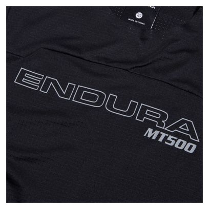 Endura MT500 Burner Kinder Langarmtrikot Schwarz