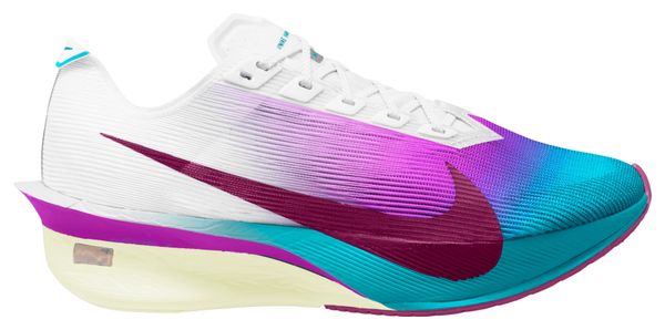 Nike Vaporfly 4 Women's Running Shoes - White/Blue/Pink