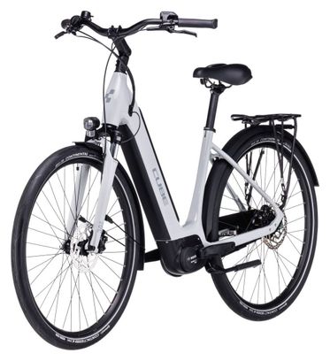 Cube Supreme Hybrid One 500 Easy Entry Electric City Bike Shimano Nexus 7S 500 Wh 700 mm Grau 2024