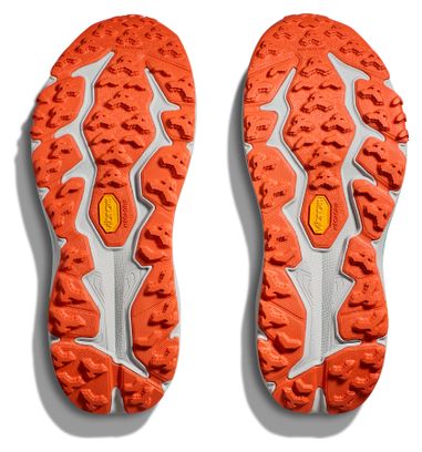 Hoka Speedgoat 6 Trailrunning-Schuhe Blau/Grün/Orange Damen