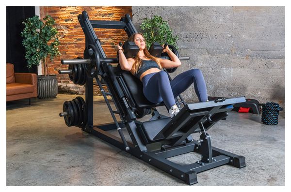 Presse à jambes et squat ION fitness Plus IF5083