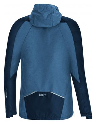 Giacca da donna Gore Wear C5 GTX Trail con cappuccio Blue