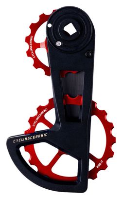 CyclingCeramic OSPW Race Derailleur Cage 14/19T for Sram Red / Force / Rival AXS and XPLR AXS 12S Derailleur Red