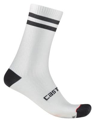 Castelli Original 18 Socken Weiß Schwarz