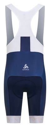 Odlo Performance Alps Bib Calzamaglia - White/Blue