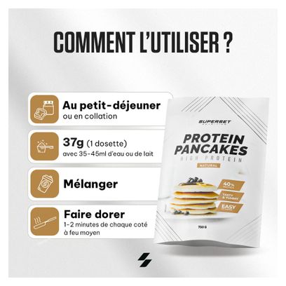 Pancakes Proteines (750g) - Superset Nutrition - Nature - Pancakes Protéinés
