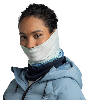 Girocollo in pile blu Buff