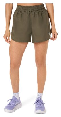 Asics Nagino Run Adjustable Khaki Shorts for Women